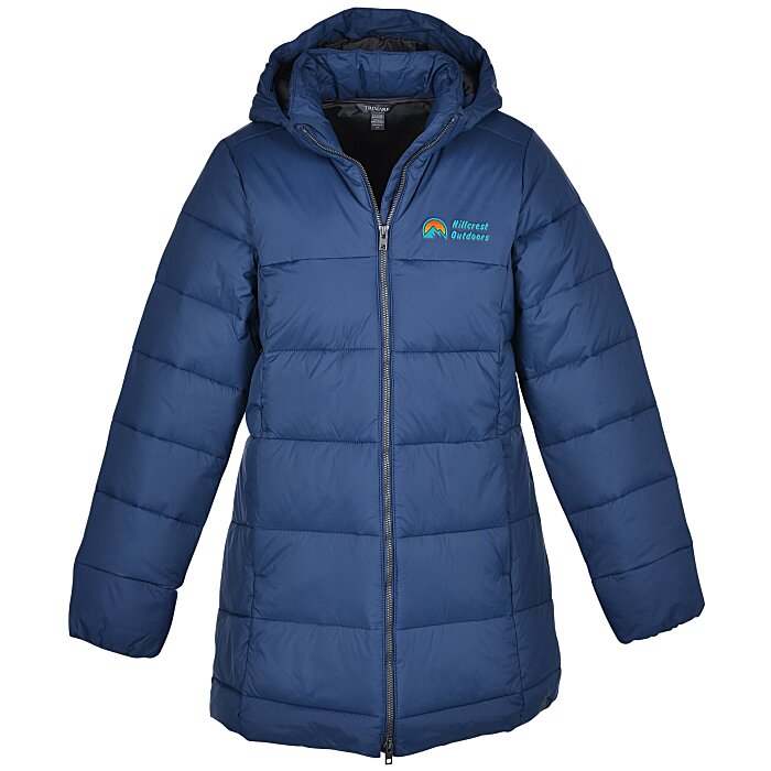 Custom Geneva Long Packable Puffer Jacket - Ladies'