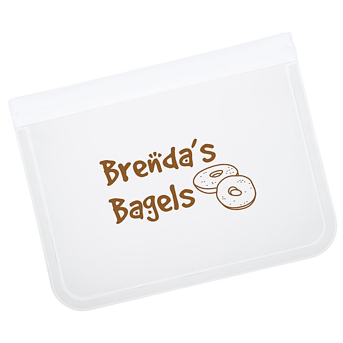 Custom SlipZip Reusable Food Storage Bag - Large - 24 hr