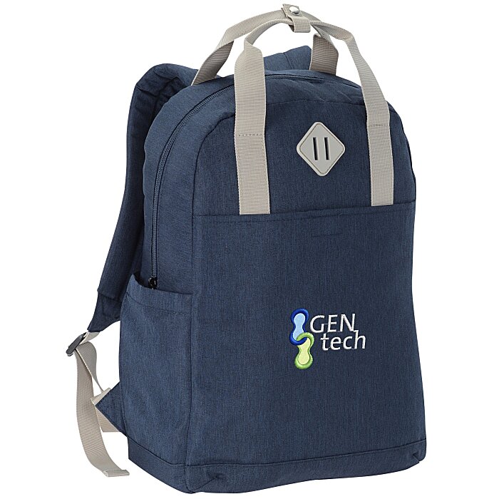 Custom Collins 15-inch Laptop Backpack - Embroidered