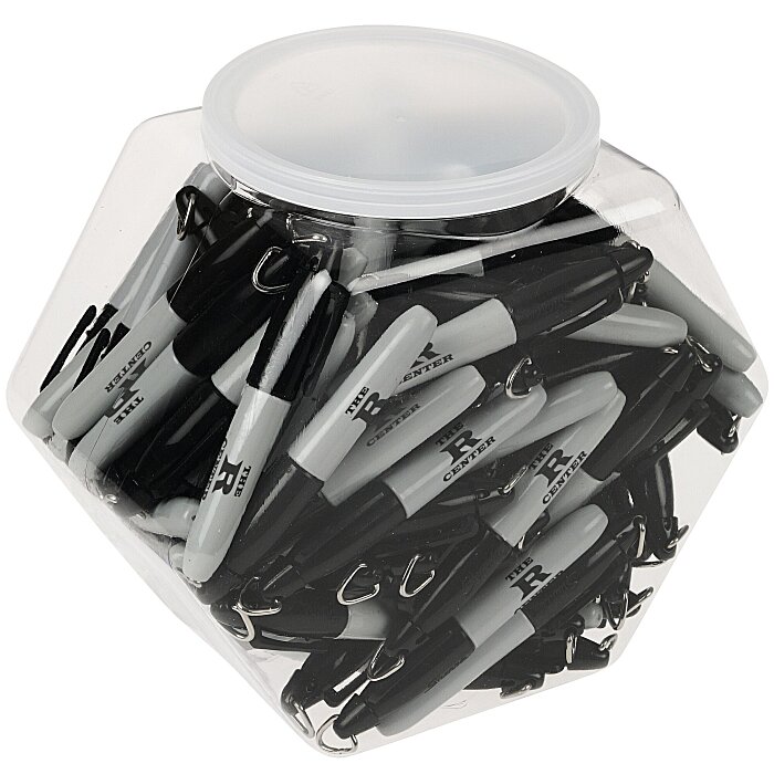 Custom Sharpie Mini Canister - Black