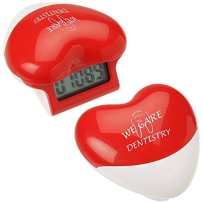 Custom Healthy Heart Step Pedometer