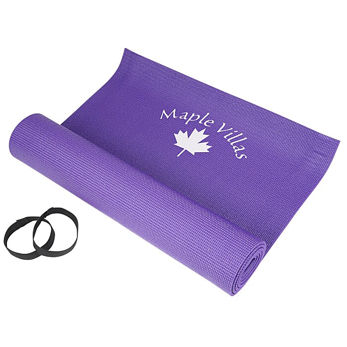 Custom Deluxe Yoga Mat with Carrying Case