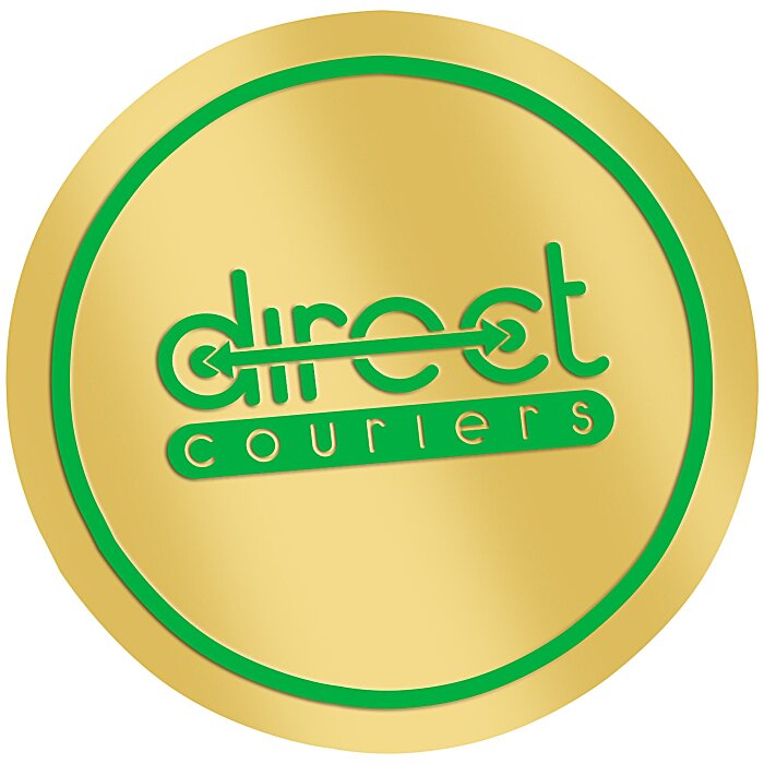 Custom Embossed Seal by the Roll - Circle - Smooth Edge - 1-1/2