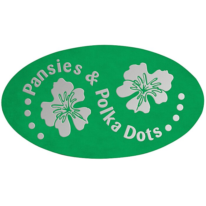 Custom Embossed Seal by the Roll - Oval - 1-1/2