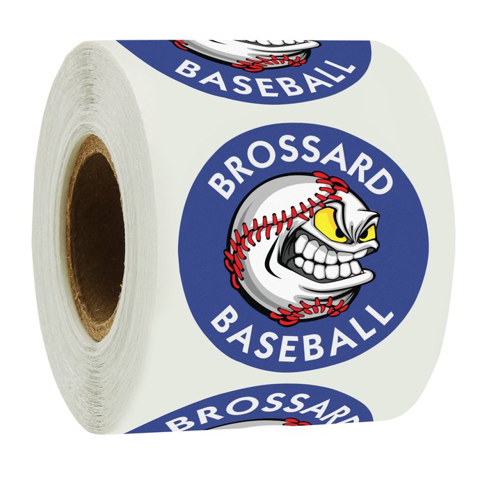 Custom Full Colour Sticker by the Roll - Circle - 1 1/2 inches