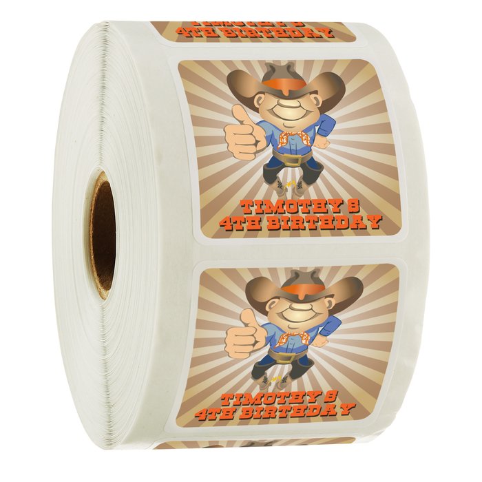 Custom Full Colour Sticker by the Roll - Square - 2