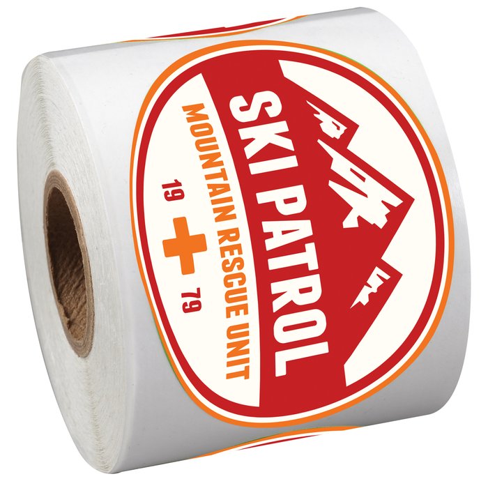Custom Full Colour Sticker by the Roll - Oval - 2