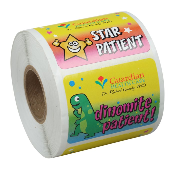 Custom Super Kid Sticker Roll - Doctor Visit