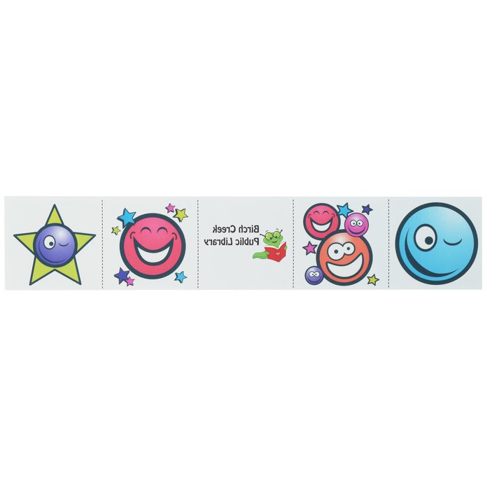 Custom Super Kid 5 Tattoo Strip - Smiley Faces