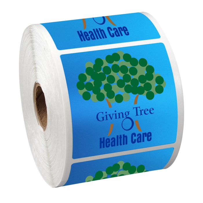 Custom Full Colour Sticker by the Roll - Square - 2-1/2