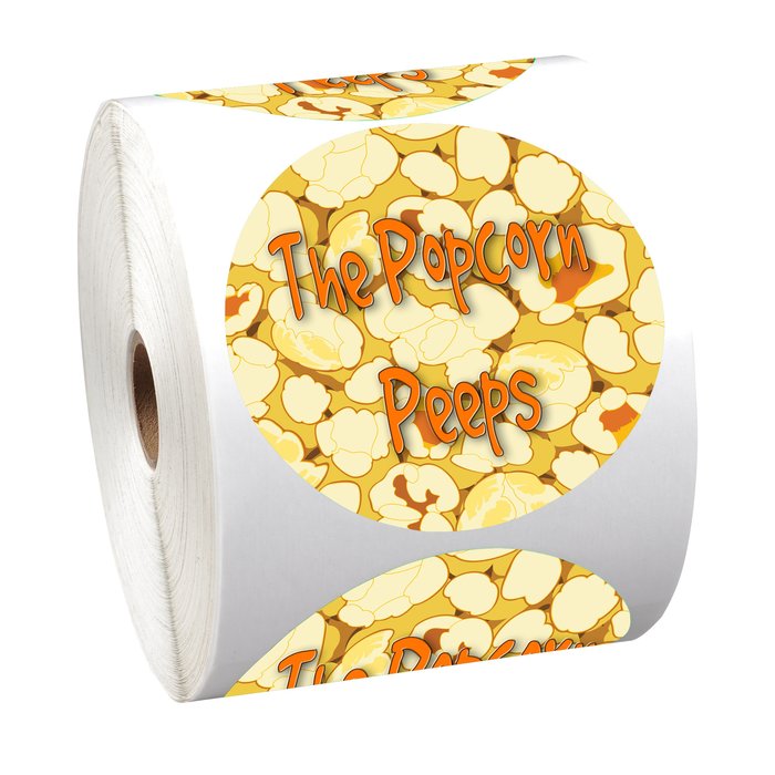 Custom Full Colour Sticker by the Roll - Circle - 3 1/2 inches