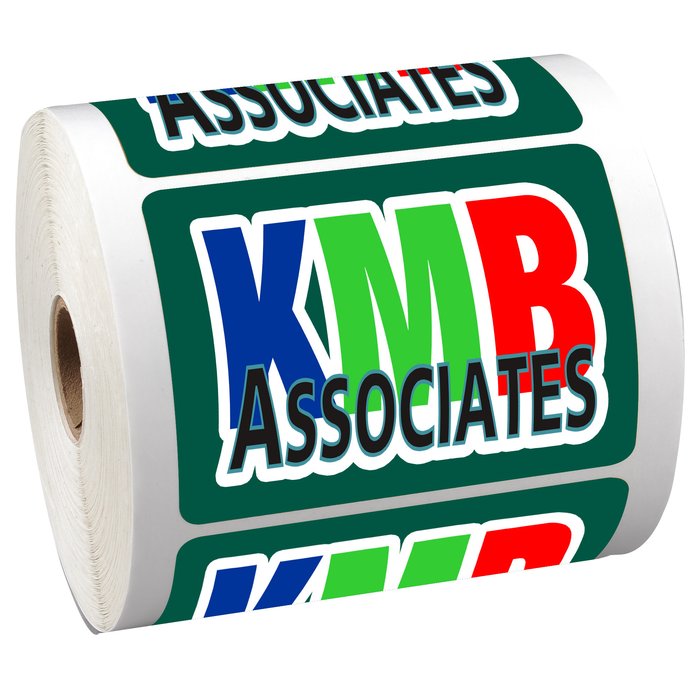 Custom Full Colour Sticker by the Roll - Rectangle- 2-3/4' x 3-3/4