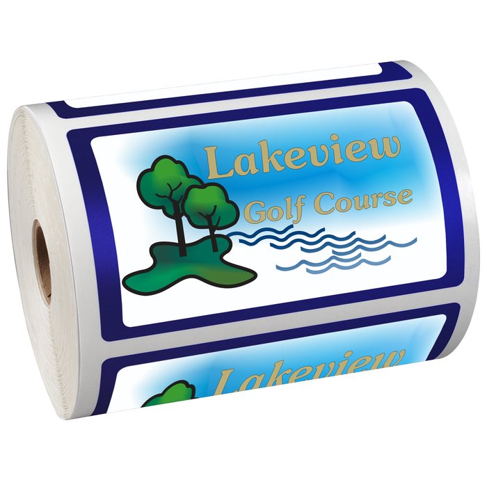 Custom Full Colour Sticker by the Roll - Rectangle- 3