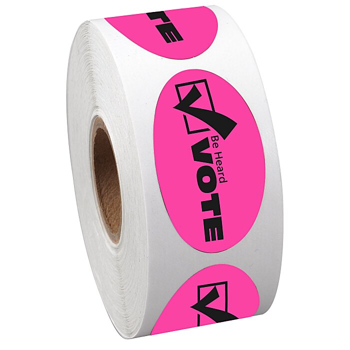 Custom Sticker by the Roll - Oval - 1