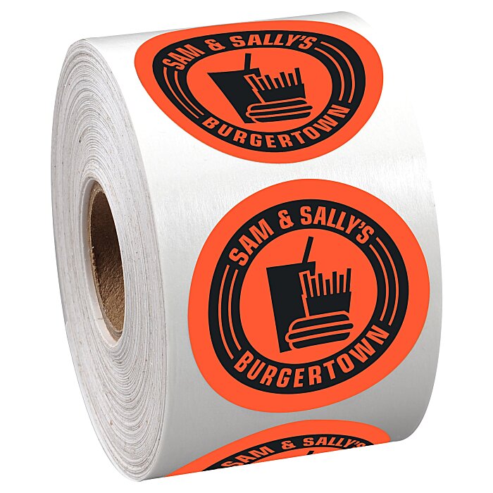 Custom Sticker by the Roll - Circle - 1 3/4 inches