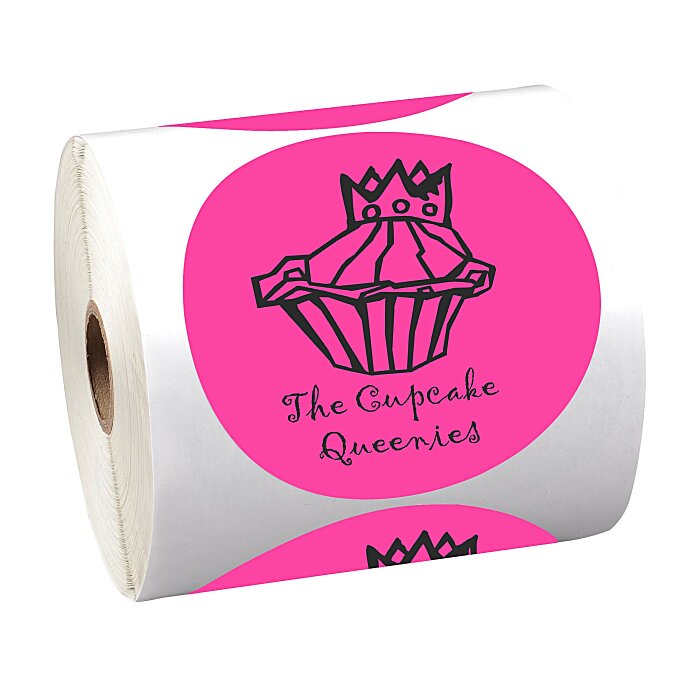 Custom Sticker by the Roll - Circle - 3 3/4 inches