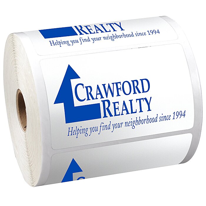 Custom Sticker by the Roll - Rectangle - 2-1/2