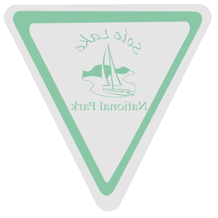 Custom Static Decal - Triangle - 3