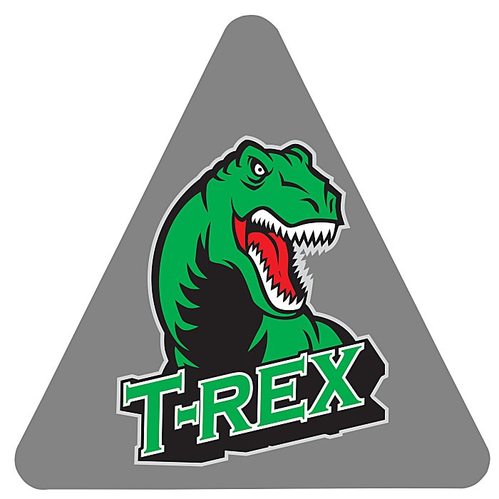 Custom Full Colour Static Decal - Triangle - 8