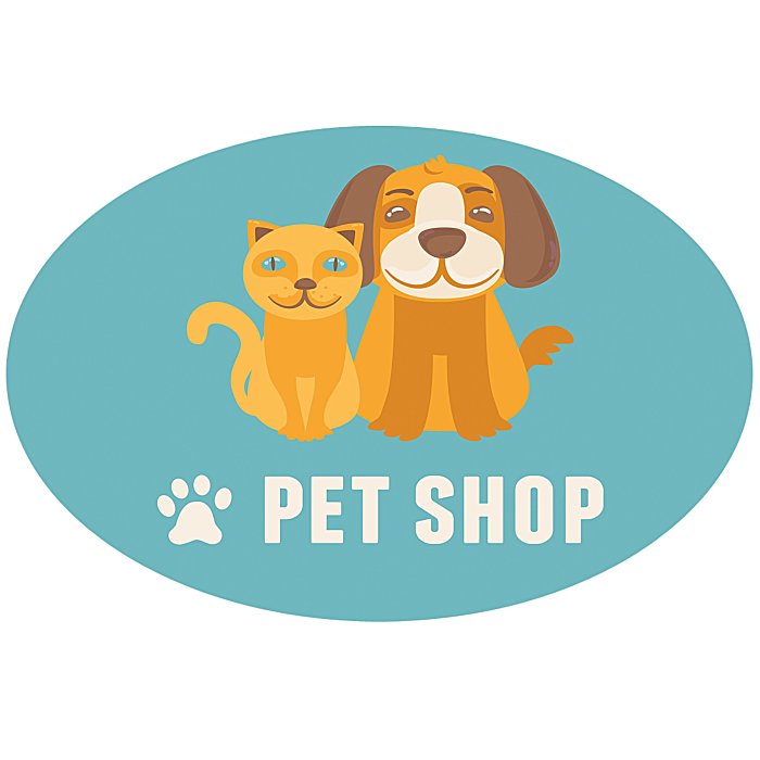 Custom Full Colour Sticker - Oval - 3