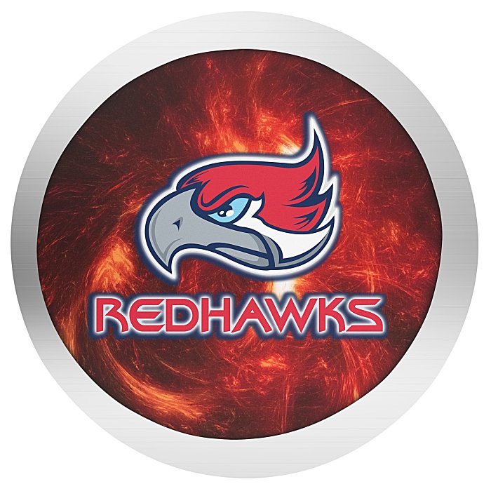 Custom Full Colour Chrome Sticker - Circle - 3