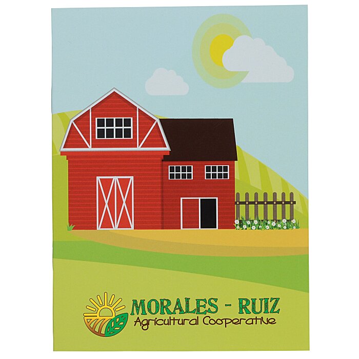 Custom Kid's Reusable Sticker Activity Book - Farm