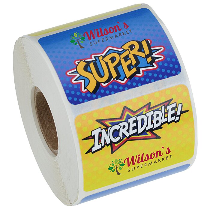 Custom Super Kid Sticker Roll - Superhero Praise