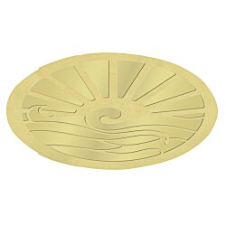 Custom Embellished Seal by the Roll - Oval - 1 1/4 Inches x 2 1/4 Inches
