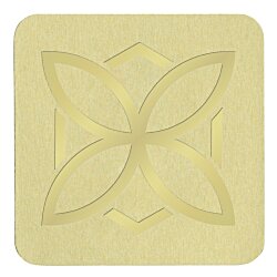 Custom Embellished Seal by the Roll - Square - 1 1/2 Inches x 1 1/2 Inches