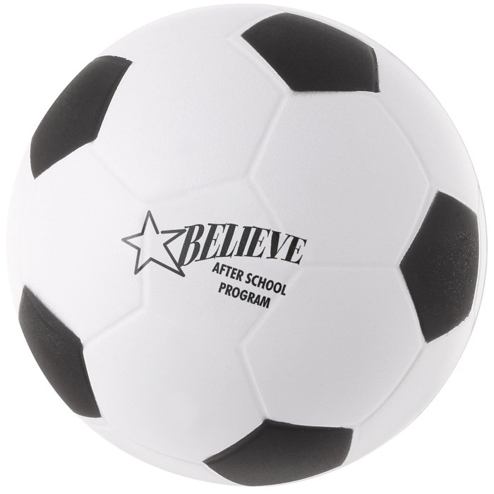 Custom Stress Reliever - Soccer Ball