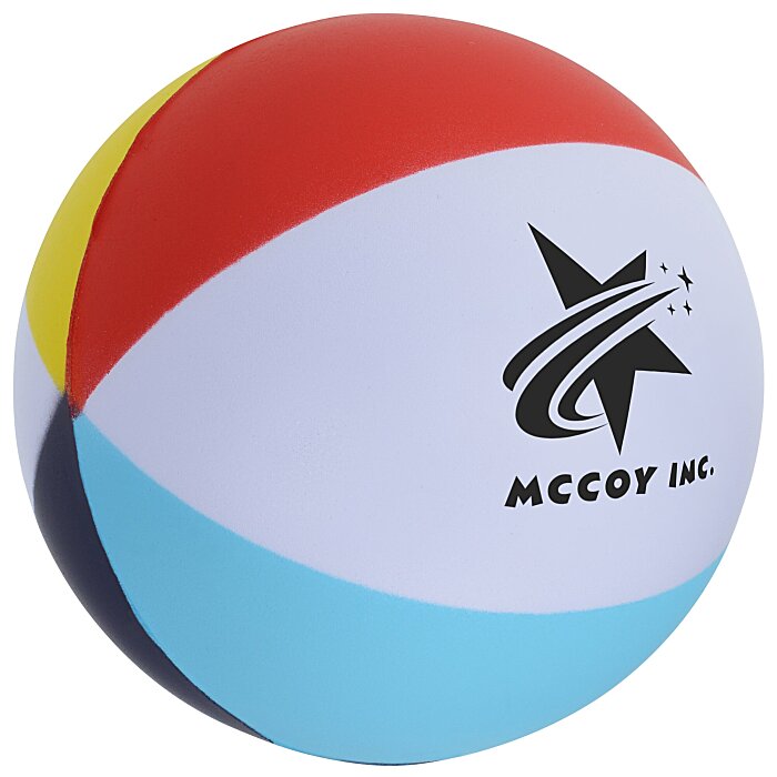 Custom Stress Reliever - Beach Ball
