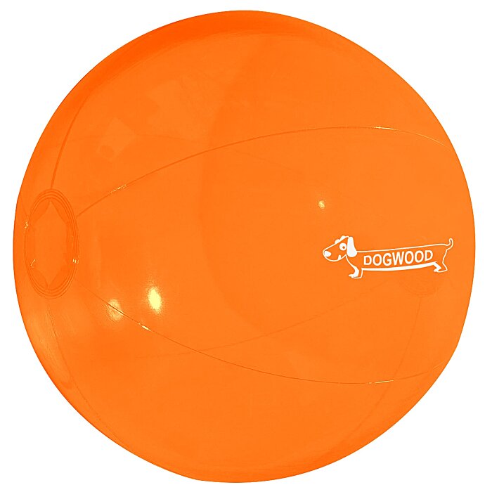 Custom 16-inch Beach Ball - Translucent