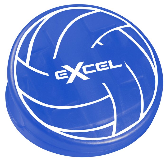 Custom Keep-it Clip - Volleyball - Translucent