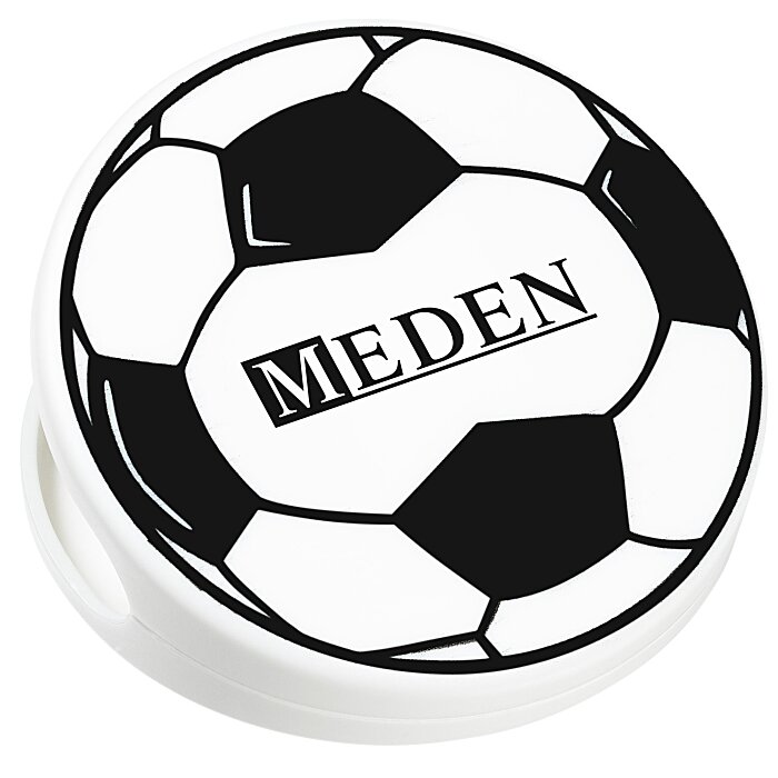 Custom Keep-it Clip - Soccer Ball - Opaque