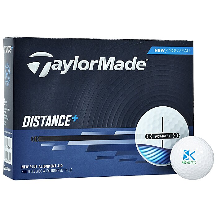 Custom TaylorMade Distance+ Golf Ball - Dozen