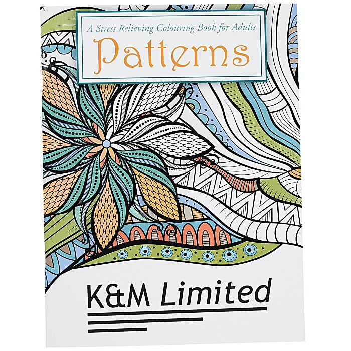 Custom Stress Relieving Adult Colouring Book - Patterns