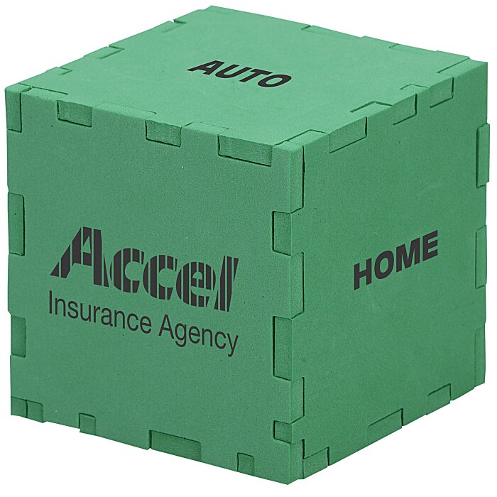 Custom Foam Puzzle Cube - 3 inches