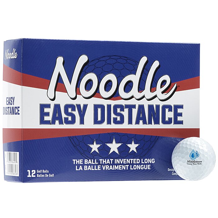 Custom Noodle Easy Distance Golf Ball - Dozen