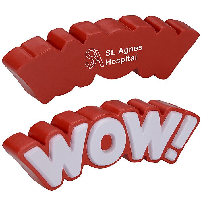 Custom Wow Word Stress Reliever