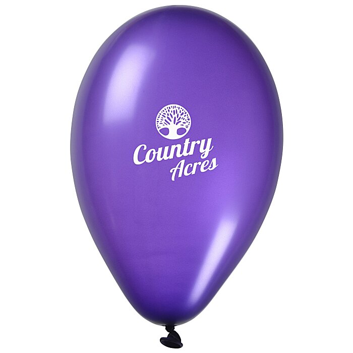 Custom Balloon - 9-inch Metallic Colours