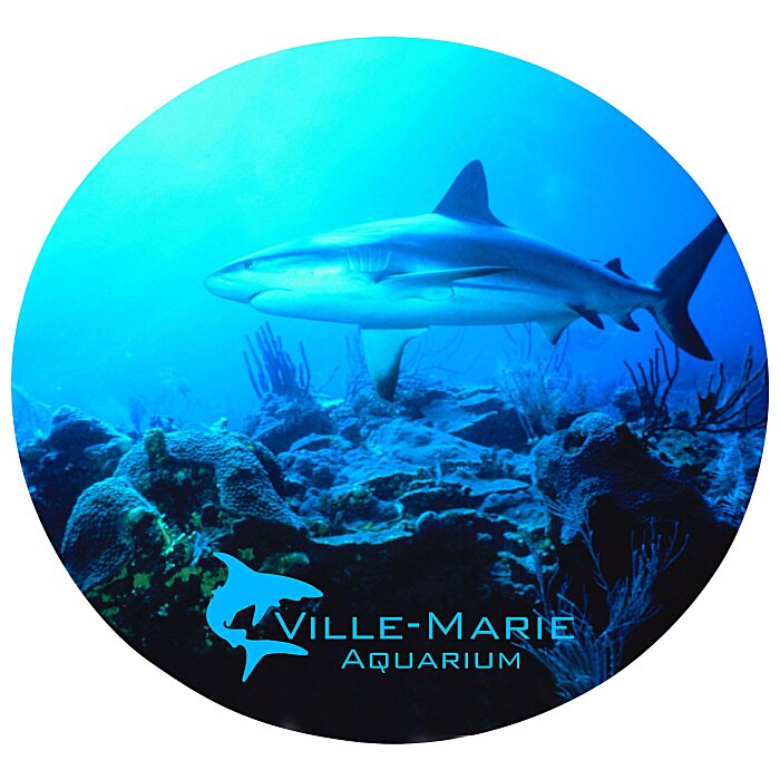Custom Vibrant Mouse Pad - Circle - Full Colour