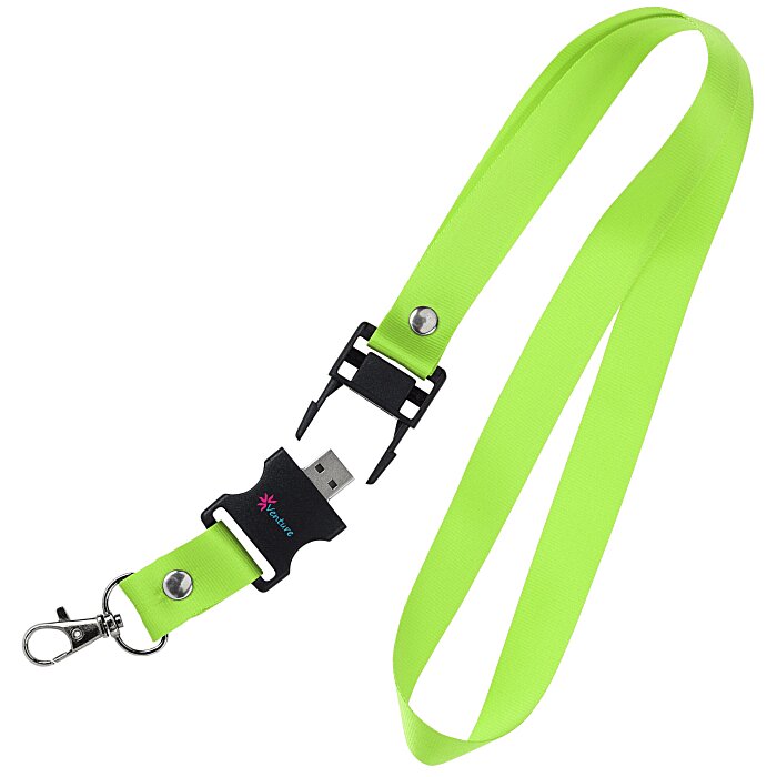 Custom Lanyard USB Drive - 512MB