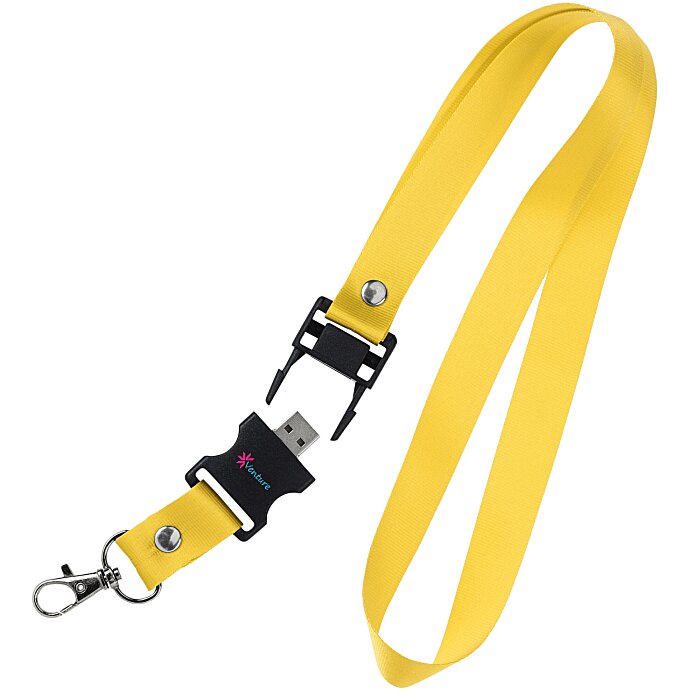 Custom Lanyard USB Drive - 4GB
