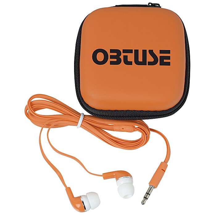 Custom Colour Top Case with Colourful Earbuds