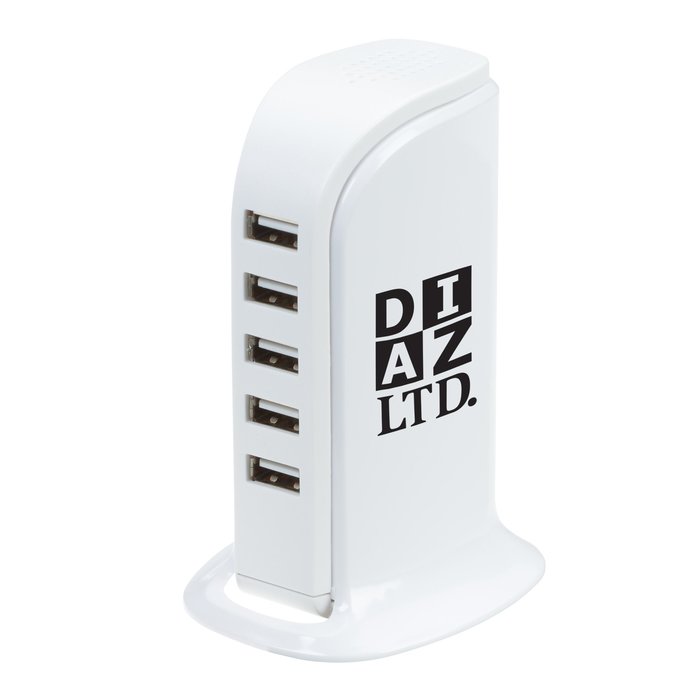 Custom 5 Port USB Charging Tower