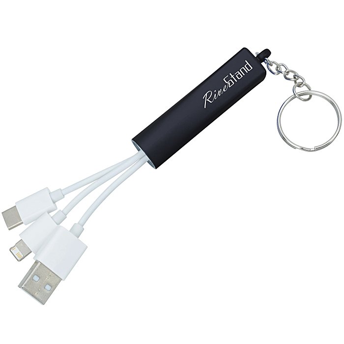 Custom Route Light-Up Logo Duo Charging Cable