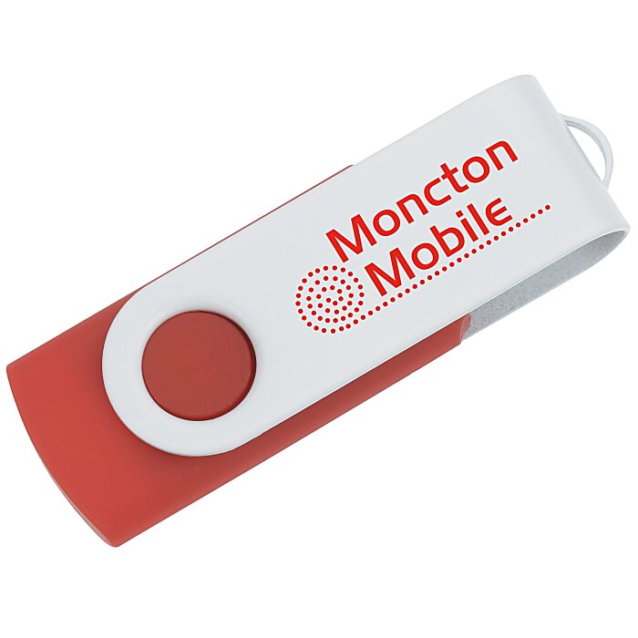 Custom Swivel USB-C Drive - White - 32GB