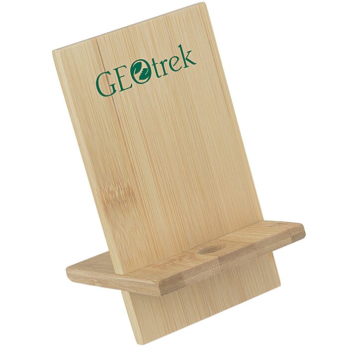 Custom Bamboo Desktop Phone Stand