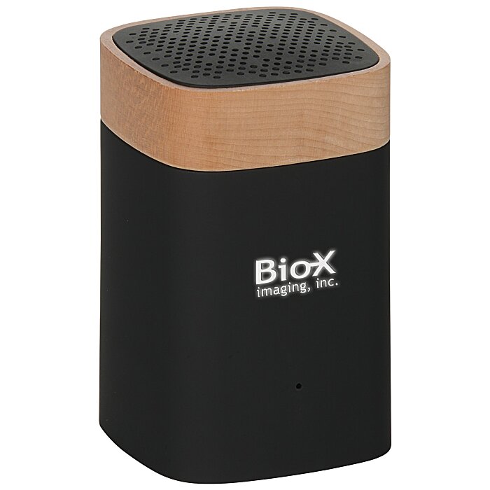 Custom SCX Axel Light-Up Logo Wireless Speaker – Maple Wood