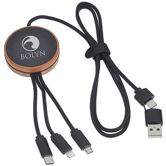 Custom SCX Edge Light-Up Logo Wireless Charging Cable